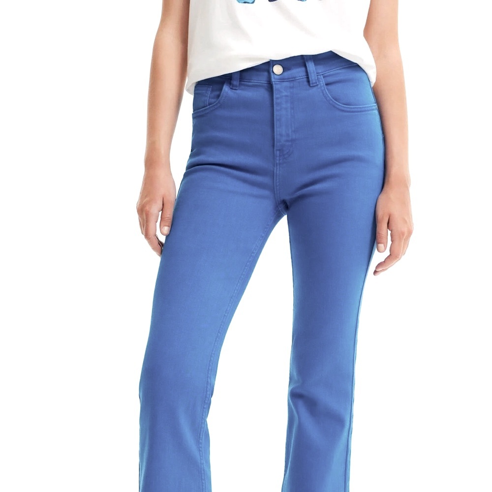 Blue Flare Jeans for Women